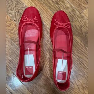 Dolce Vita Red Ballet Flats